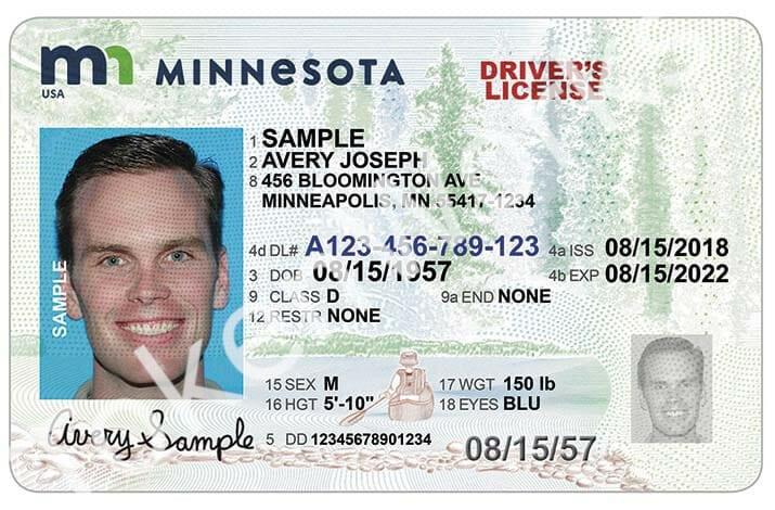 New Driver’s License and Identification Card Design for Minnesota