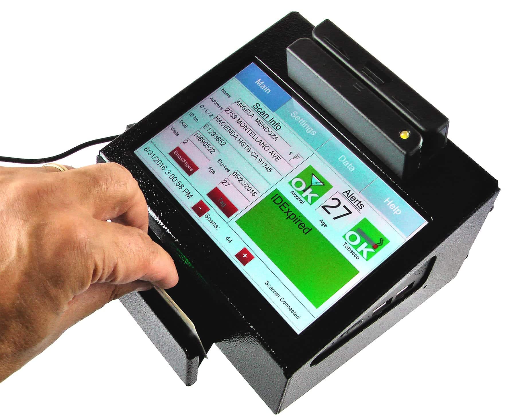 AgeVisor Touch Age Verification ID Scanner by Tokenworks