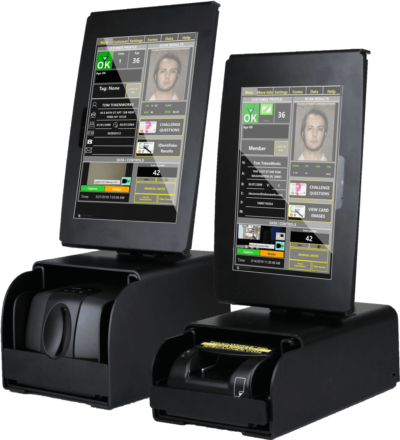 Equipment Rental ID Scanner by TokenWorks, Inc.