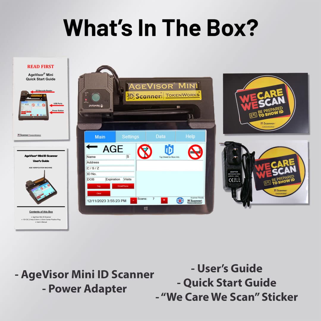 AgeVisor Mini: Fast ID Scanner for Age Verification - IDScanner.com