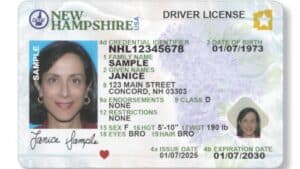 New Hampshire Driver License