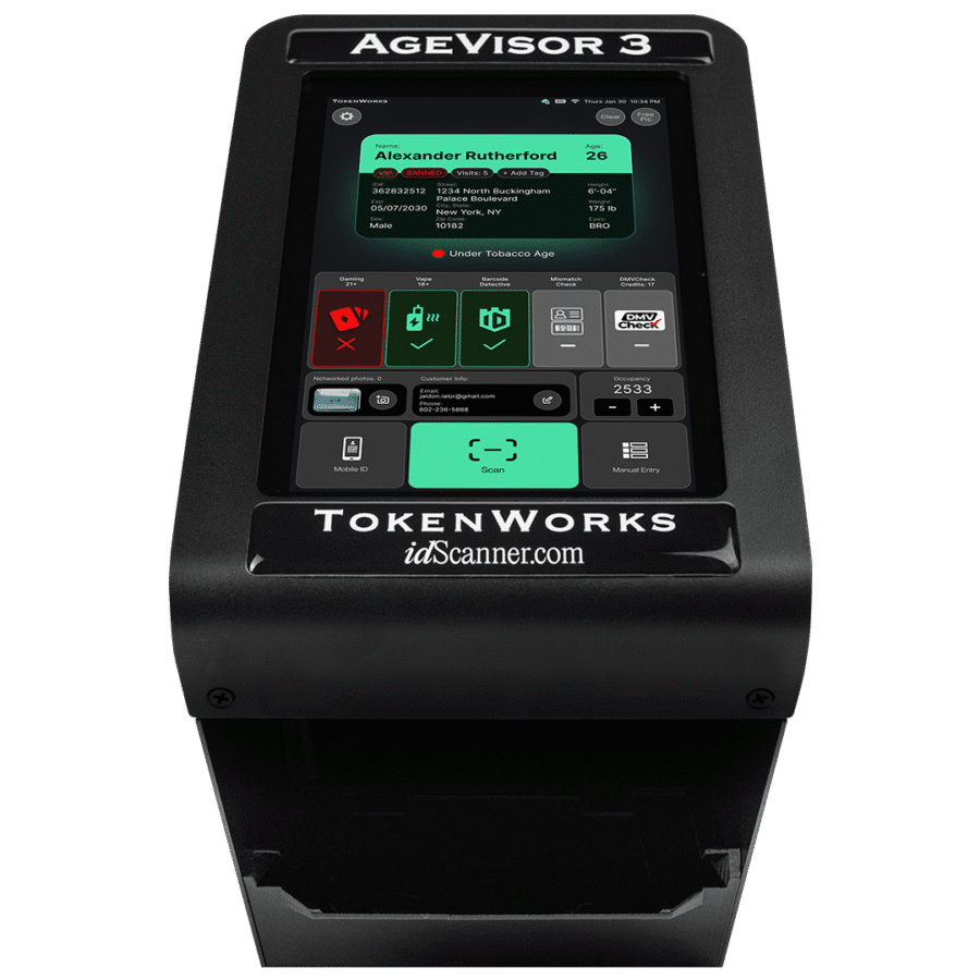 Mini Id Scanner AgeVisor 3: Fast Age Verification for Your Business - IDScanner.com